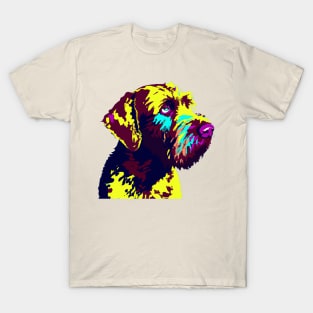 German Wirehaired Pointer Pop Art - Dog Lover Gifts T-Shirt